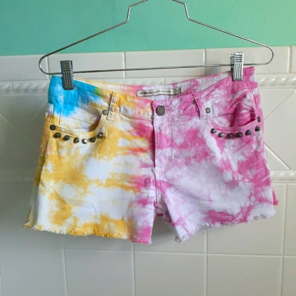 Tie Dye Studded Summer Shorts